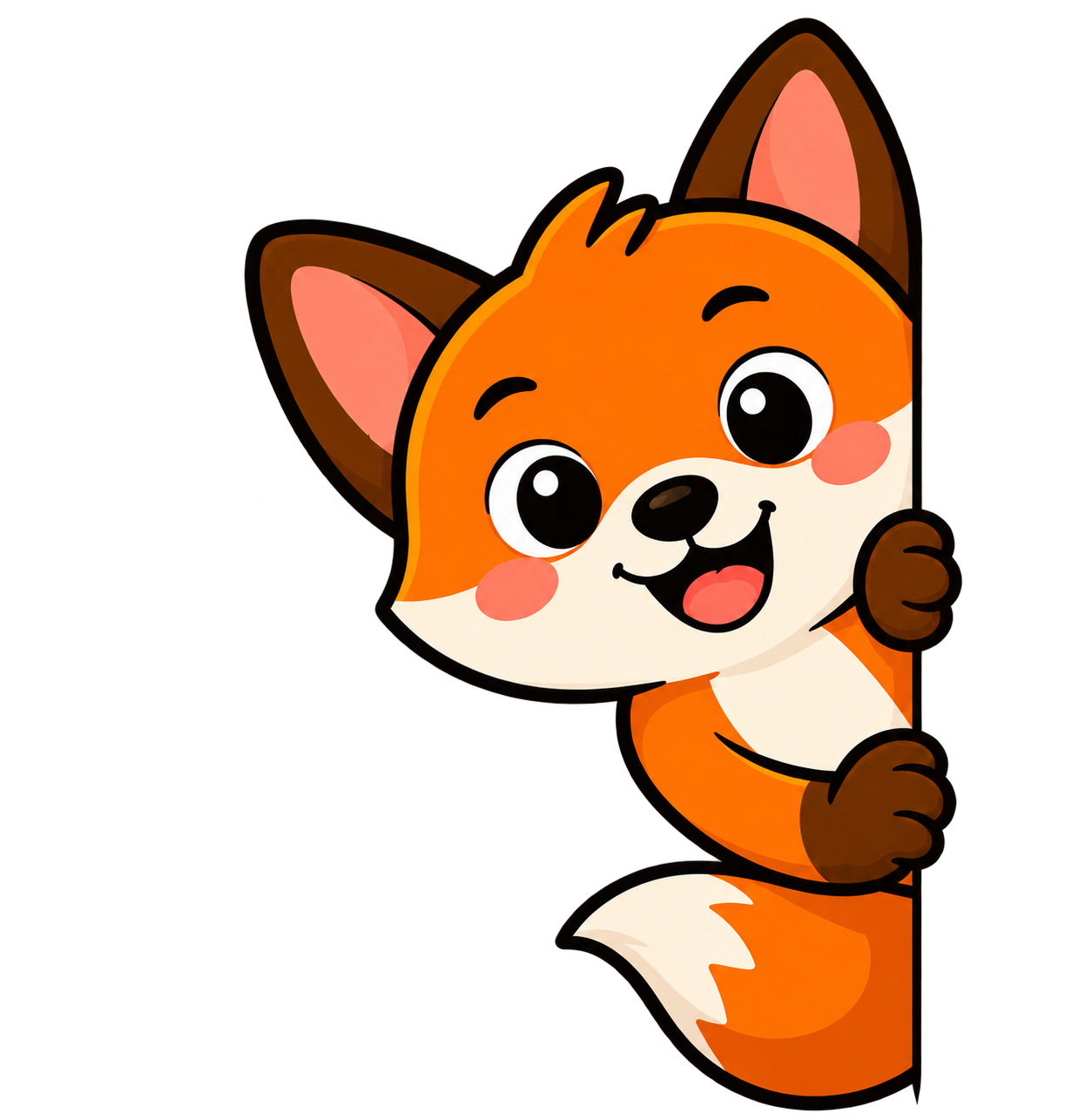 Stash, Snippd’s fox mascot, peeking in to welcome you.